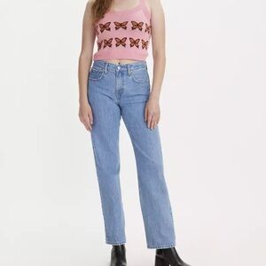 Levi’s Lo Pro Straight Medium Wash 24